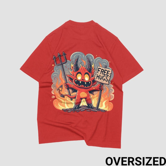 Cute Demon| Oversized T-Shirts| HostelHuez - HostelHuez