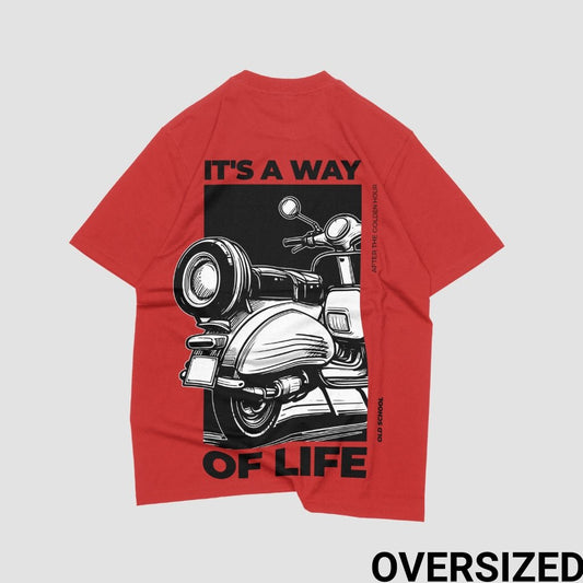 It's A Way Of Life|Oversized T-Shirt |HostelHuez - HostelHuez